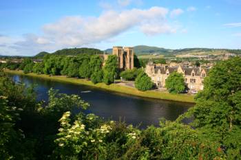 Inverness Cathedral St Andrews, across the River Ness