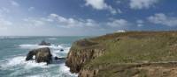 The stunning Cornish coastline at Lands End