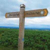 Offa's Dyke waymarked route sign | John Millen