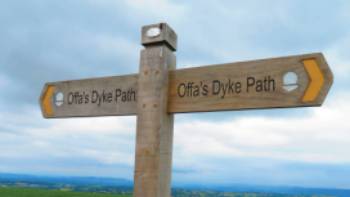 Offa's Dyke waymarked route sign | John Millen
