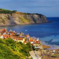 Robin Hoods Bay, the end point of the Coast to Coast walk