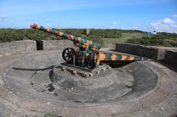 Nazis gun above Le Grand Etacquerel&#160;-&#160;<i>Photo:&#160;John Millen</i>