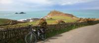 Taking a break at Cape Cornwall