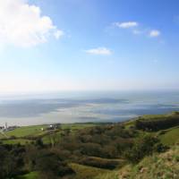 Beautiful views towards St. Catherine's Point