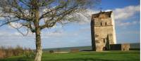 Strolling past St Helen Chapel, Seaview