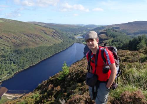 Walking above Glendalough&#160;-&#160;<i>Photo:&#160;John Millen</i>