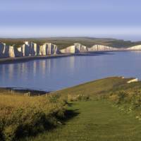 The stunning cliffs of the South Downs Way