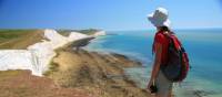 Looking towards the Seven Sisters, South Downs Way