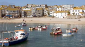 The pretty beach at St Ives in Cornwall