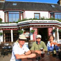 A well earned drink at 'Fiddlers' Pub Drumnadrochit