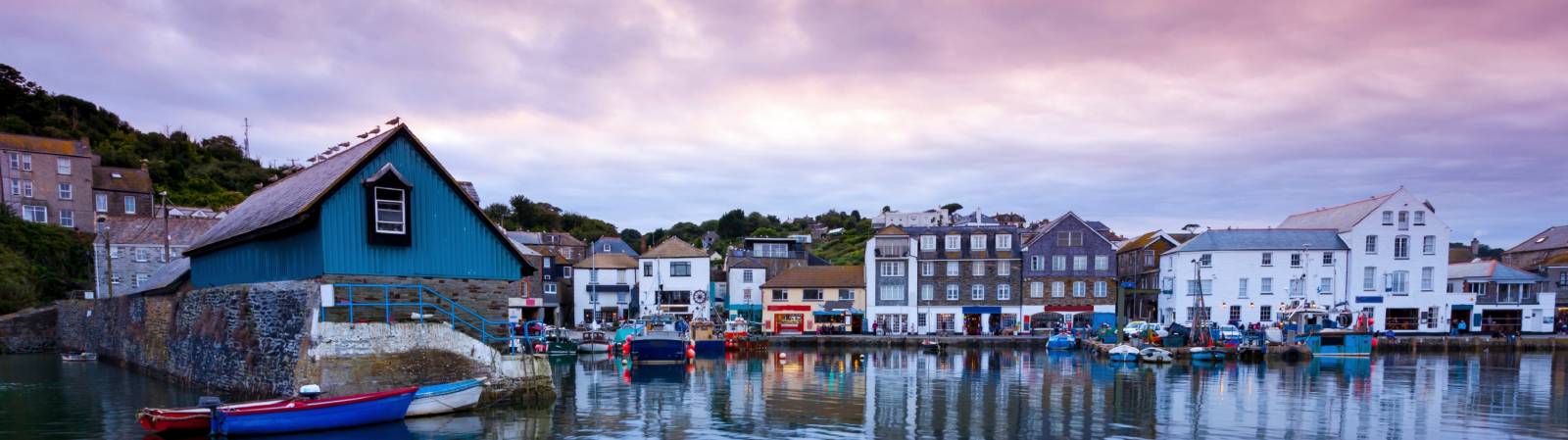 Reflections in Mevagissey Harbour