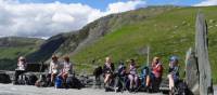 Taking a pit stop on the Coast to Coast walk, England