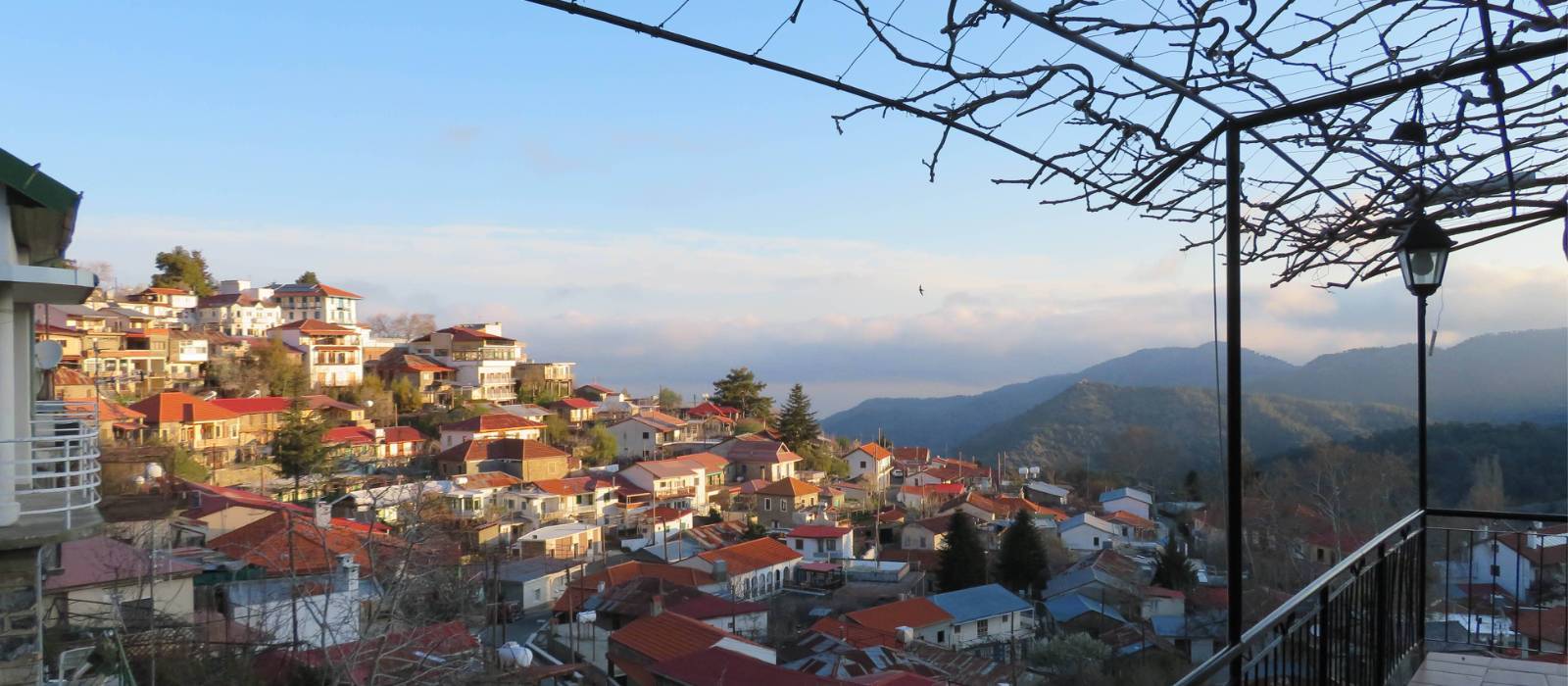 Roof top morning view over Pedoulas | John Millen