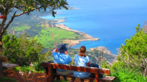 The viewpoint near Mouti tis Sotiras, Akamas