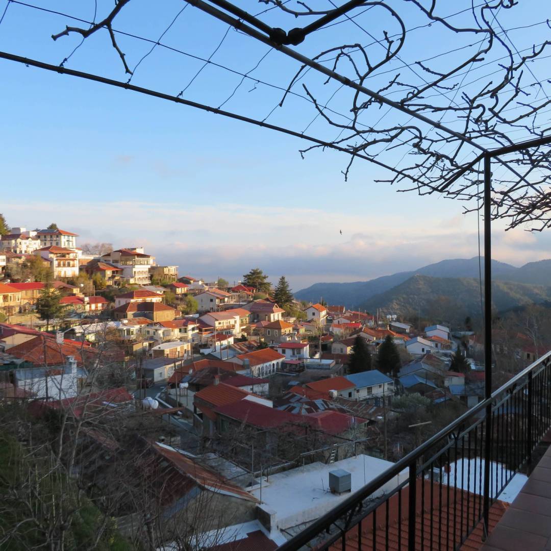 Roof top morning view over Pedoulas | John Millen