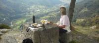 Picnic break above St Martin de Valamas | Keith Starr