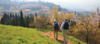 Walking into Assisi