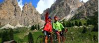 Biking around the Dolomites, Italy