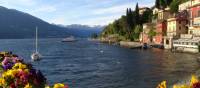 Enjoying the sunshine on Varenna, Lake Como