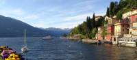 Enjoying the sunshine on Varenna, Lake Como