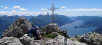Beautiful views from the summit of Monte Grona