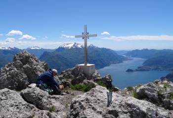 Beautiful views from the summit of Monte Grona