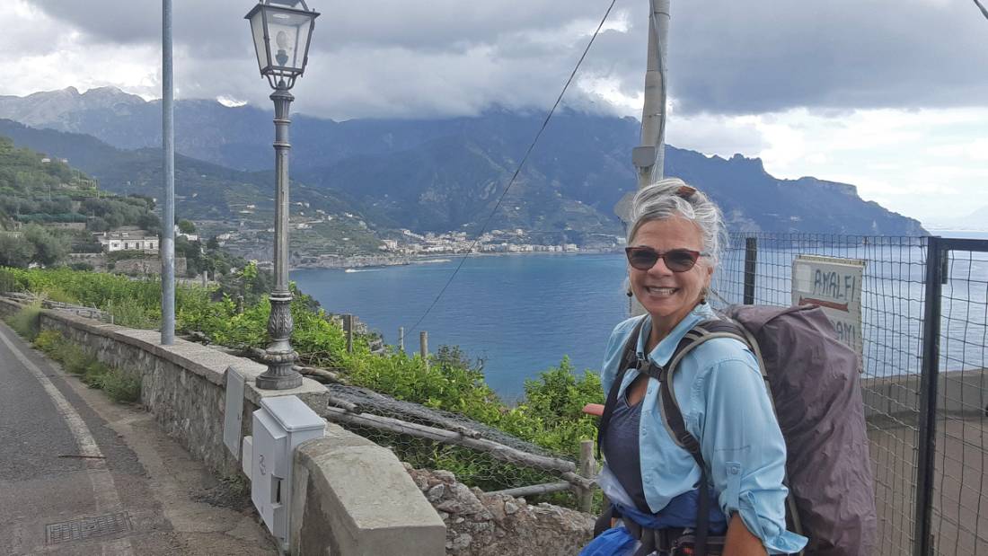 Walking into one of the stunning villages along the Amalfi Coast