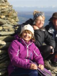 Walkers' Britain's Katia on one of her hikes in the English Lake District