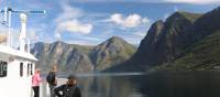 On deck on the Aurlandsfjorden Ferry | John Millen