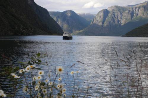 Aurland Ferry on the Aurlandsfjord&#160;-&#160;<i>Photo:&#160;John Millen</i>