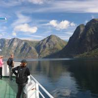 On deck on the Aurlandsfjorden Ferry | John Millen