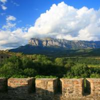 Ainsa Fortifications, Alto Aragon region in Spain