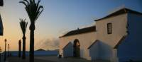 Dusk at the mountain village of Chipude in La Gomera