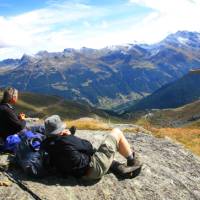 Picnic above Grimentz