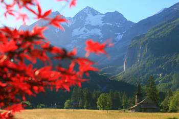 View from the hotel in Kandersteg