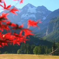 View from the hotel in Kandersteg