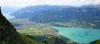 Views down towards Interlarken