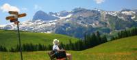 Looking towards the Wildstrubel Massif