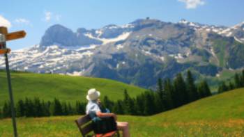 Looking towards the Wildstrubel Massif