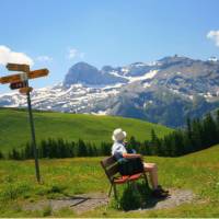 Looking towards the Wildstrubel Massif