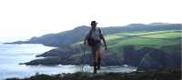 Walking on the Cornish coast