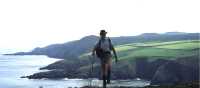 Walking on the Cornish coast