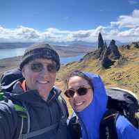 Happy Hikers at the Old Man of Storr | Paulo Lopes