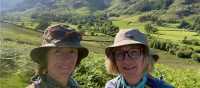 Hikers on the Cumbria Way, England | C. Johnson