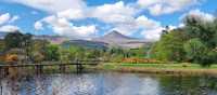 Looking at Goatfell Mountain on the Isle of Arran