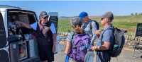 Coffee break while walking Hadrian's Wall National Trail in England | John Millen
