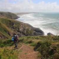 High above the sea towards Newgale | John Millen