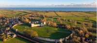 Pevensey Castle and the English Channel | Webster184