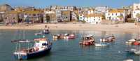 The pretty beach at St Ives in Cornwall