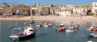 The pretty beach at St Ives in Cornwall